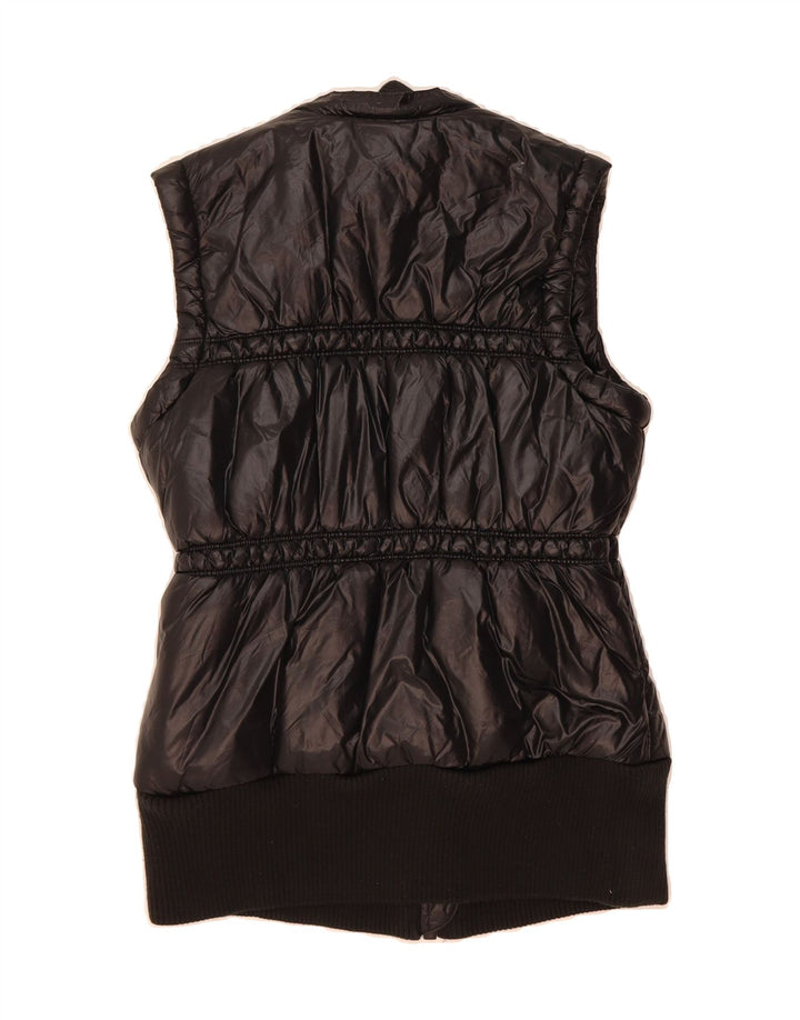 ADIDAS Womens Padded Gilet EU 36 Small Black Polyamide Vintage Adidas and Second-Hand Adidas from Messina Hembry 