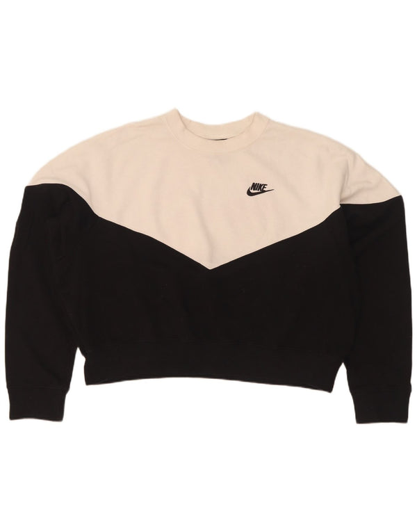 Damska bluza dresowa Nike Crop Oversize UK 18 XL w kolorze czarnym