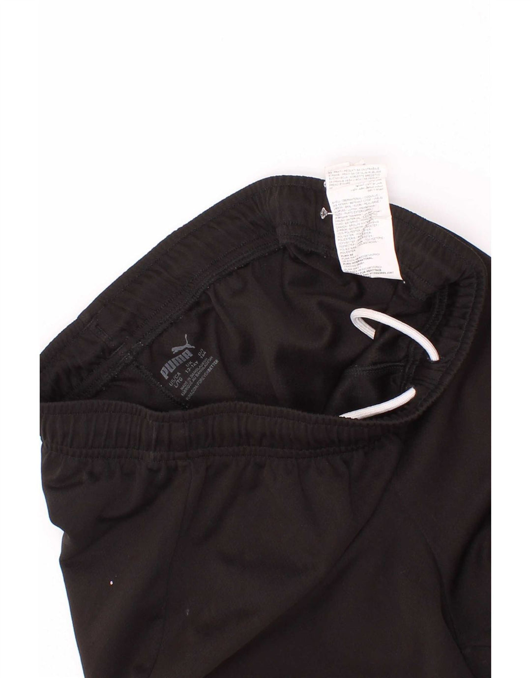 Puma Short de Sport Garçon 13-14 ans Noir Polyester