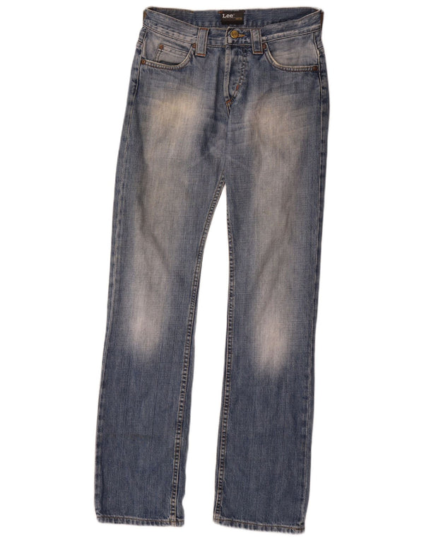 Lee Mens Knox Straight Jeans W29 L34 Blue Cotton