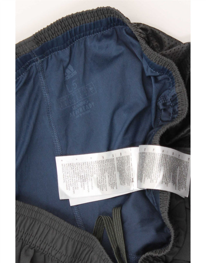 Мужские спортивные шорты Adidas Aeroready, большие серые, полиэстер