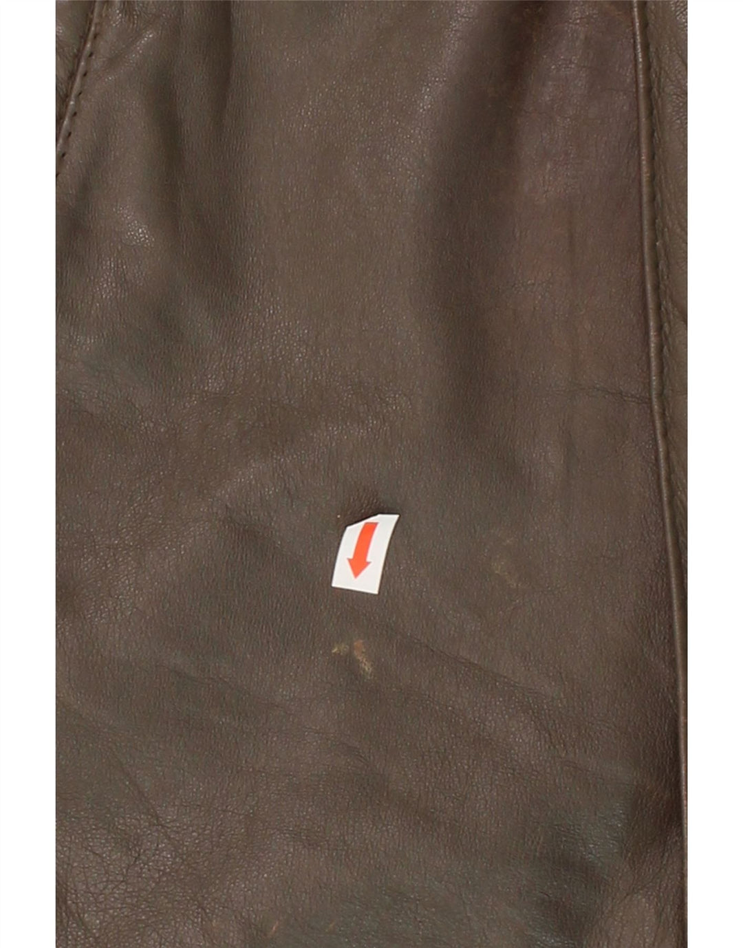 VINTAGE Mens Leather Coat IT 50 Large Brown Leather Vintage Vintage and Second-Hand Vintage from Messina Hembry 