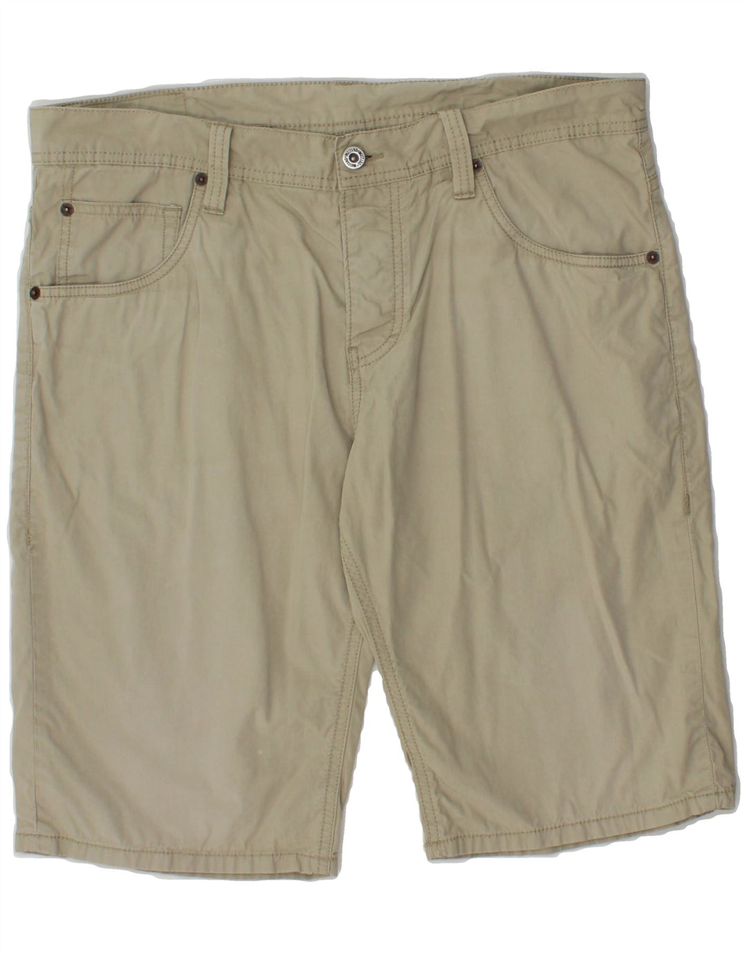 MUSTANG Mens Casual Shorts W32 Medium Beige Cotton Vintage Mustang and Second-Hand Mustang from Messina Hembry 