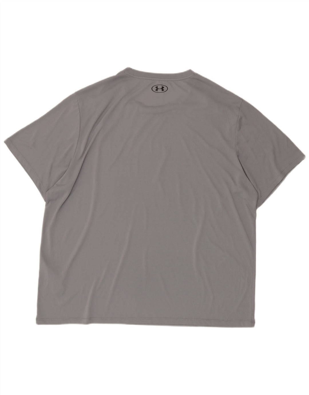 Camiseta gráfica masculina Under Armour Top 3XL poliéster cinza