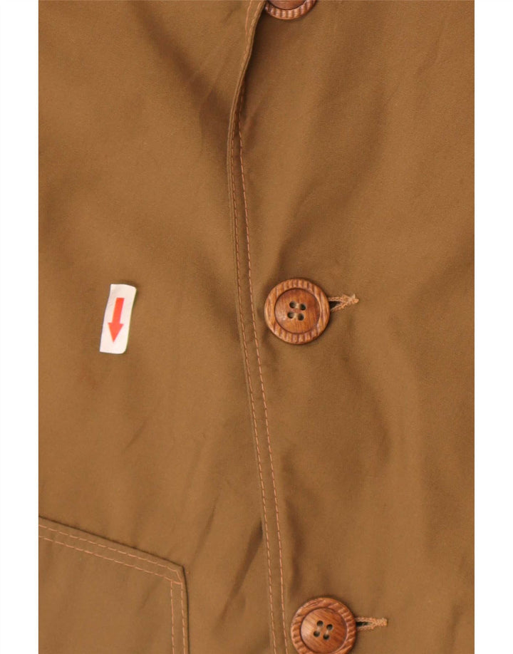 Vintage Mens Sherpa Overcoat IT 58 4XL Beige