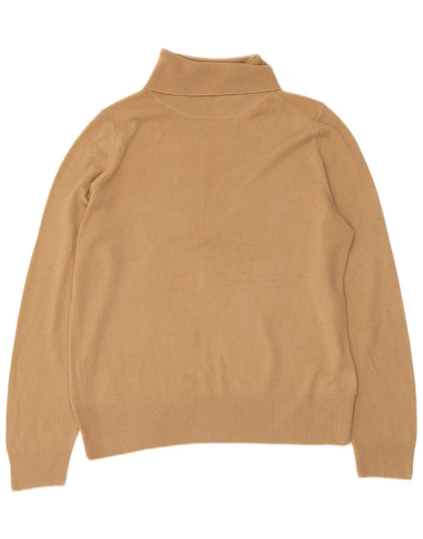 Marks & Spencer Rollkragenpullover für Damen, UK 12, Mittelbraun, Acryl