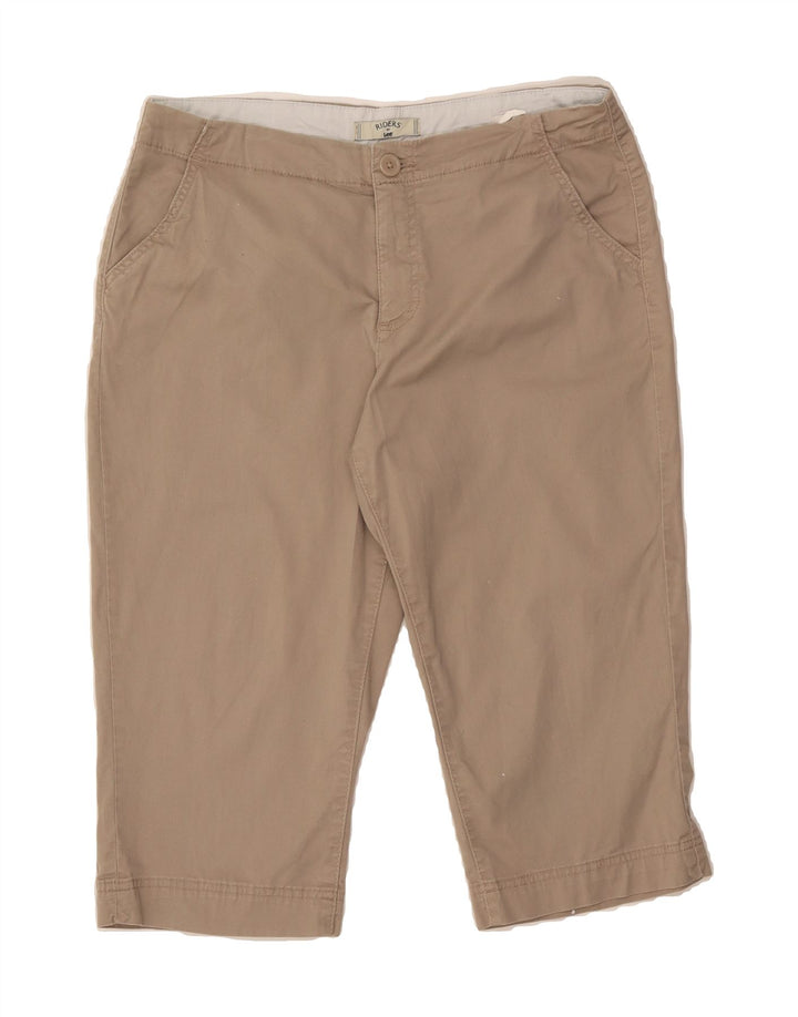 LEE Womens Capri Trousers US 12 Large W32  Beige Cotton Vintage Lee and Second-Hand Lee from Messina Hembry 