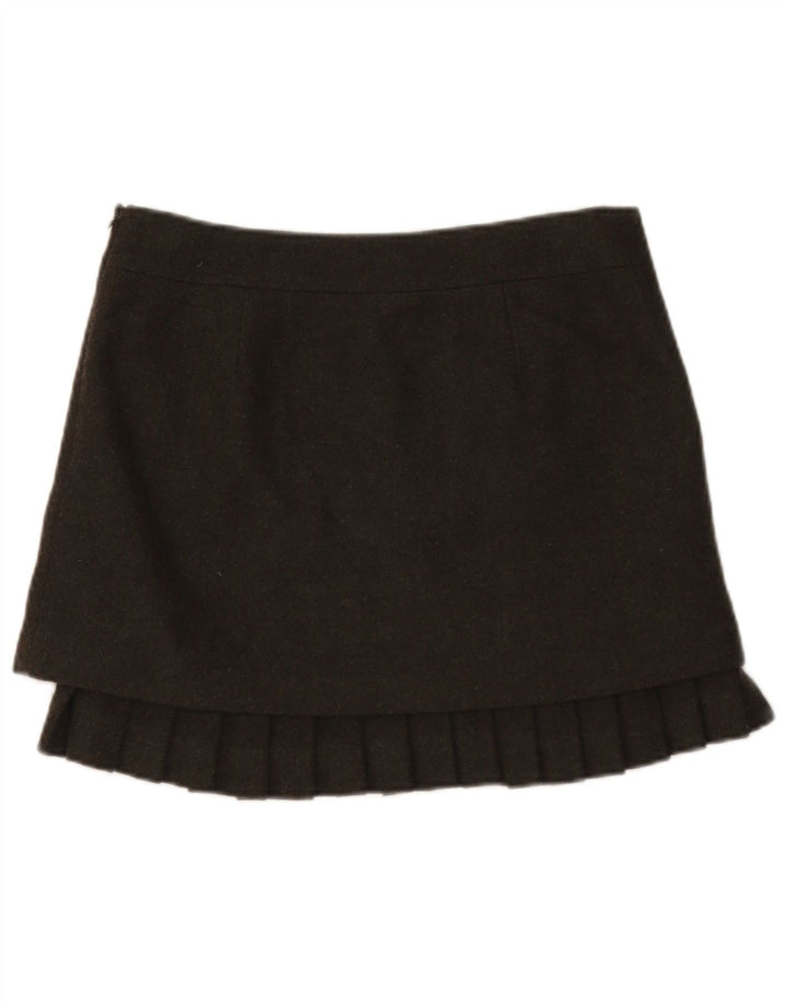 Jigsaw Womens Mini Skirt UK 12 Medium W31  Khaki