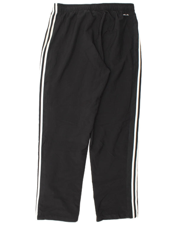 Adidas Mens Tracksuit Trousers Large Black Polyester