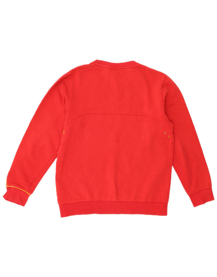 Adidas Mens Sweatshirt Jumper Small Red Cotton