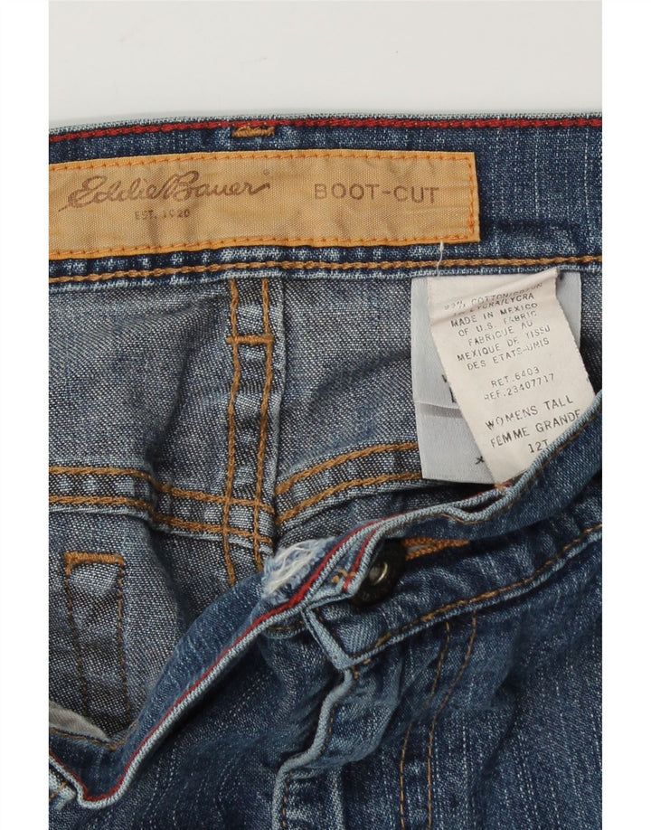 EDDIE BAUER Womens Bootcut Jeans US 12 Large W32 L32 Blue Cotton Vintage Eddie Bauer and Second-Hand Eddie Bauer from Messina Hembry 