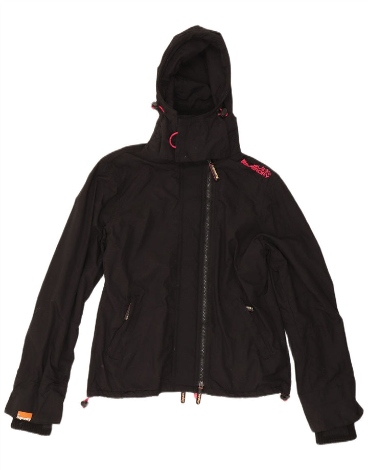 Damska kurtka wiatrówka Superdry The Windcheater UK 14, średnia czarna