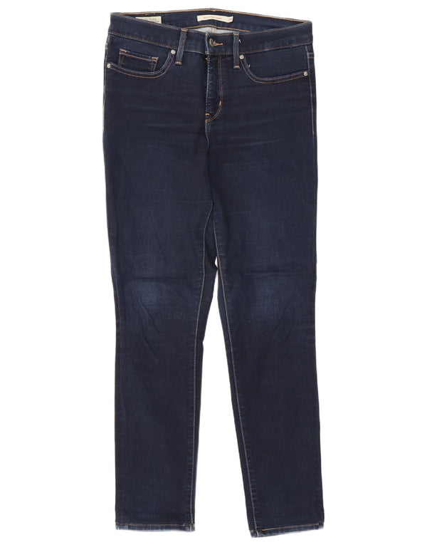 Levi's Donna 311 Shaping Skinny Jeans W28 L27 Blu Navy Cotone