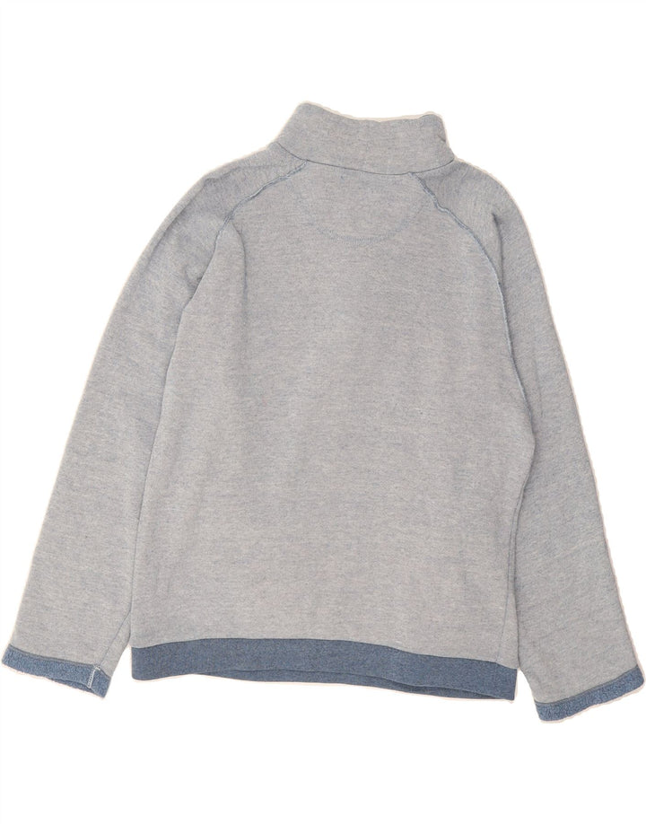 CHAMPION Mens Zip Neck Sweatshirt Jumper Small Grey Vintage Champion and Second-Hand Champion from Messina Hembry 