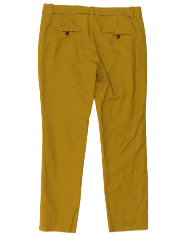 Zara Damen Skinny Chino Hose EU 36 XS W30 L25 Gelb