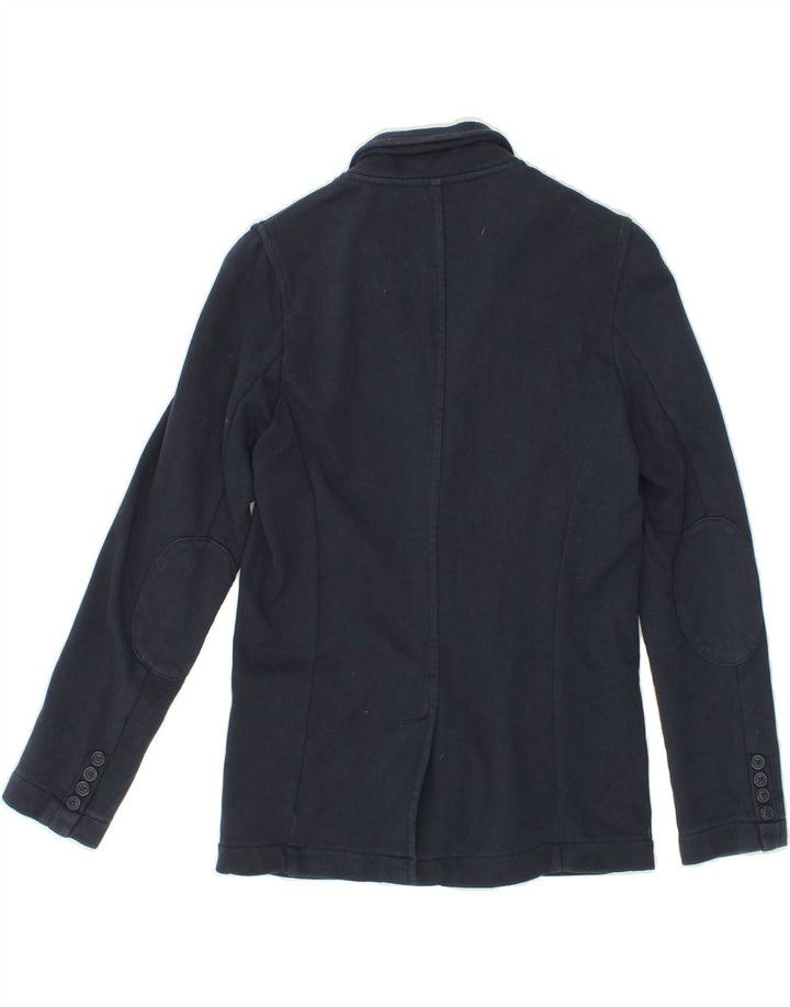 SUN68 Womens 2 Button Blazer Jacket UK 10 Small Navy Blue Cotton Vintage Sun68 and Second-Hand Sun68 from Messina Hembry 