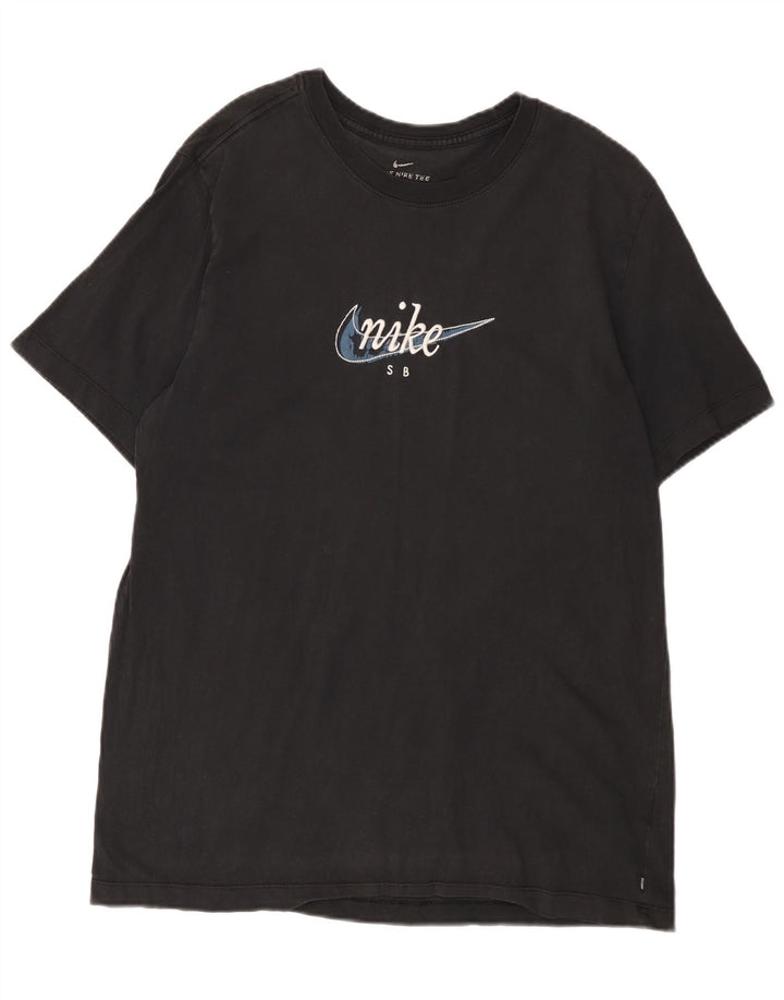 Nike T-shirt graphique pour homme, grand, noir