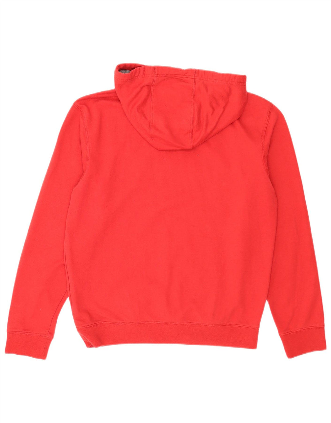 Fila Womens Graphic Hoodie Jumper UK 14 Medium Red Polyester