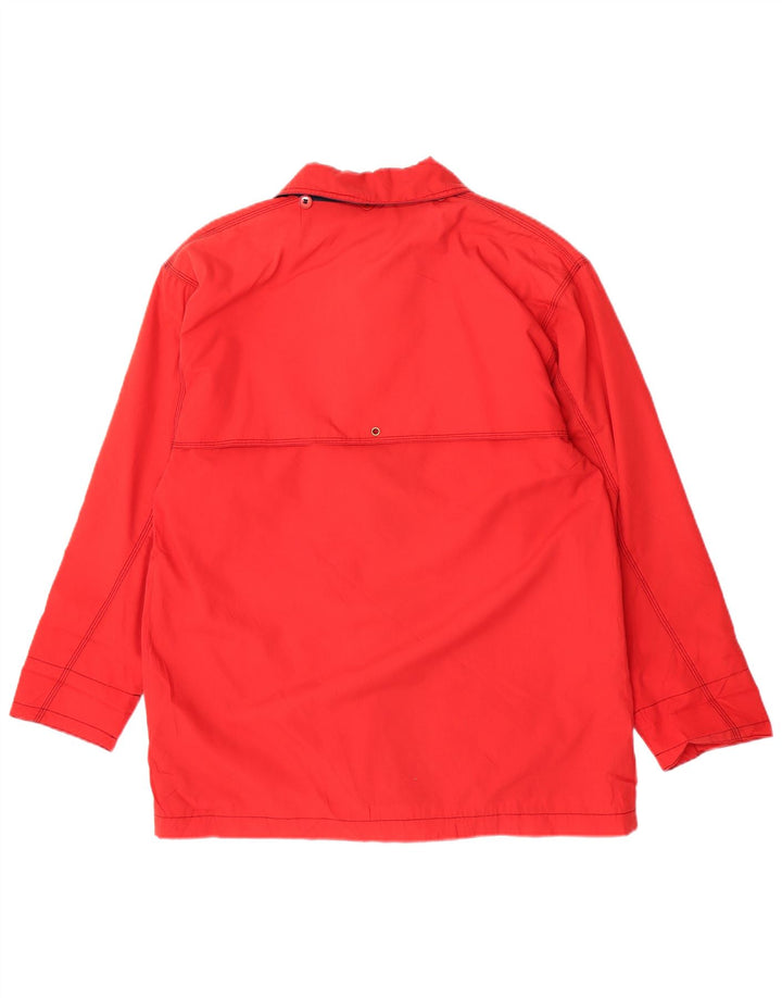 Vintage Womens Utility Jacket UK 18 XL Red Polyester