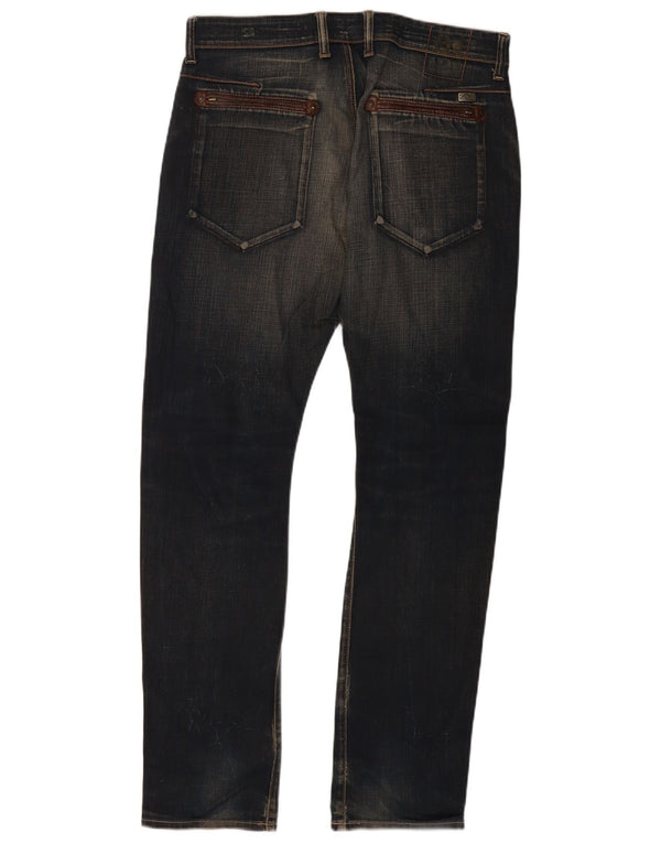 Guess Mens Slim Jeans W32 L32 sötétkék pamut