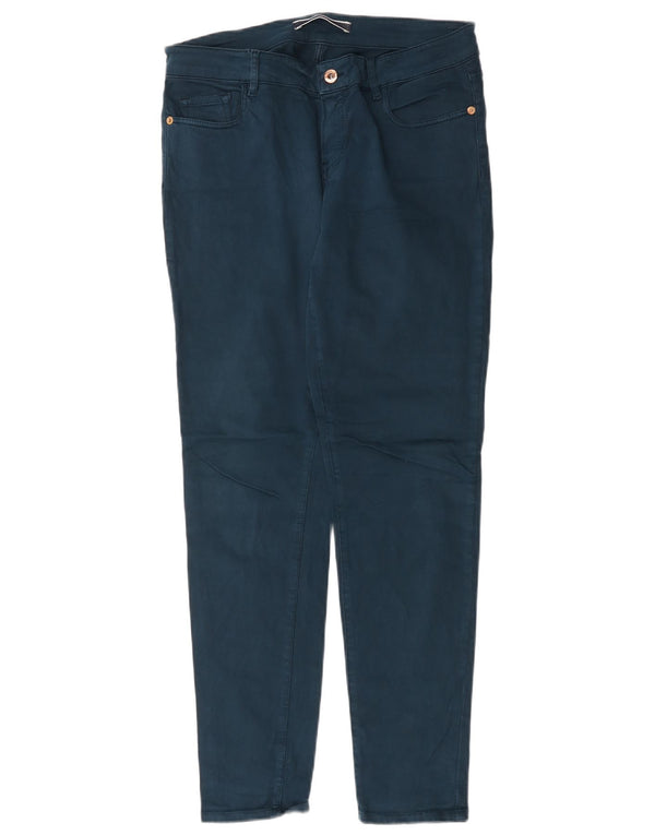 Massimo Dutti Γυναικείο Skinny Casual Παντελόνι EU 42 Large W32 L30 Navy Blue