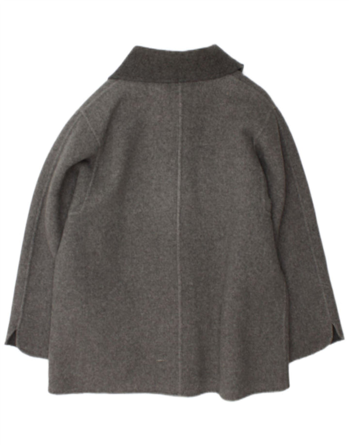 Alta Moda Womens Overcoat UK 16 Large Grey Herringbone