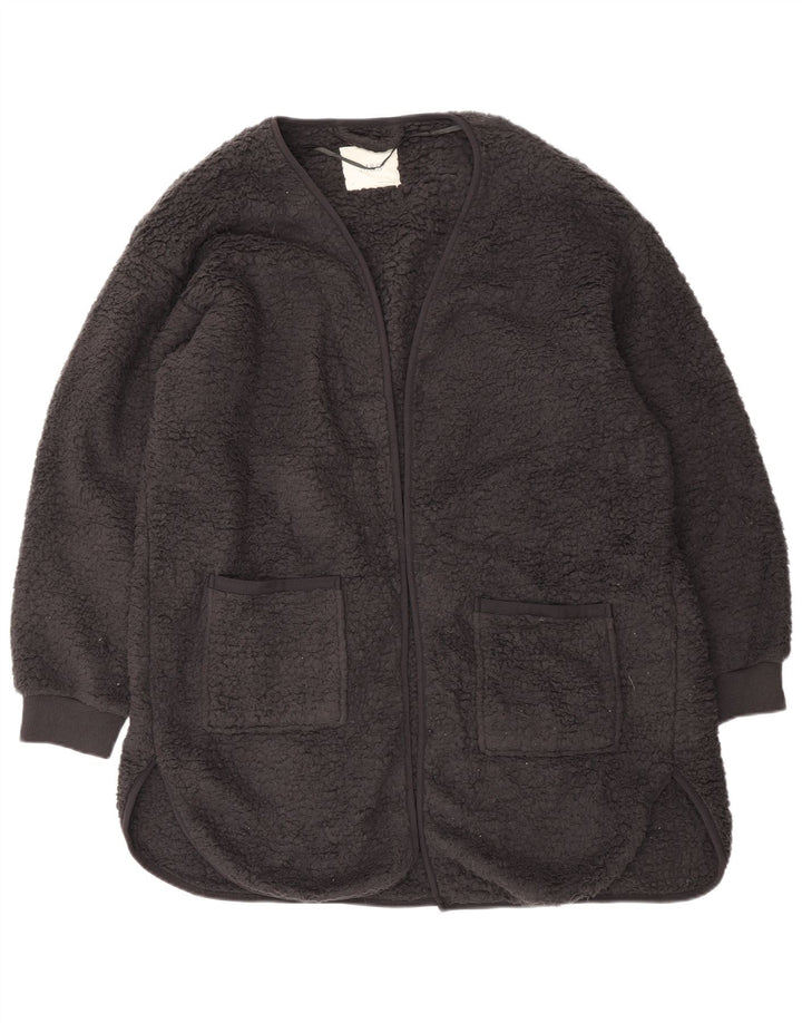 MARKS & SPENCER Pull cardigan long pour femme UK 14 Noir moyen