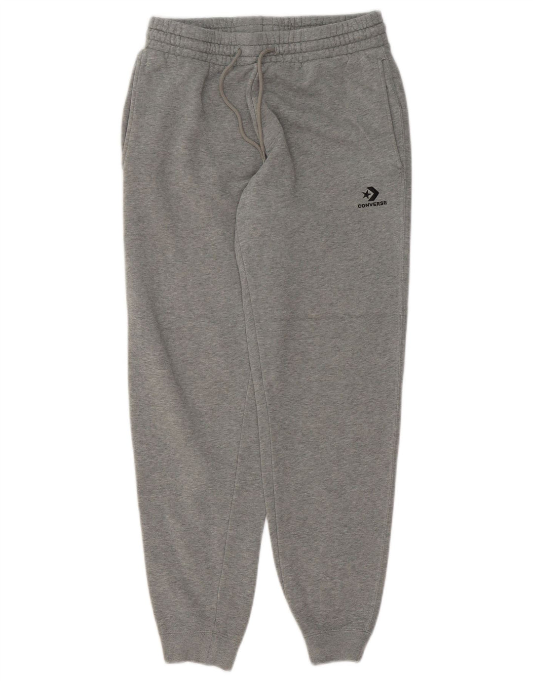 Converse Mens Tracksuit Trousers Joggers Small Grey Cotton