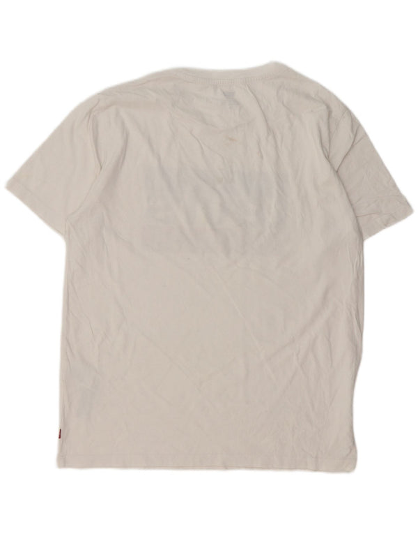 T-shirt grafica da uomo Levi's Top in cotone bianco medio