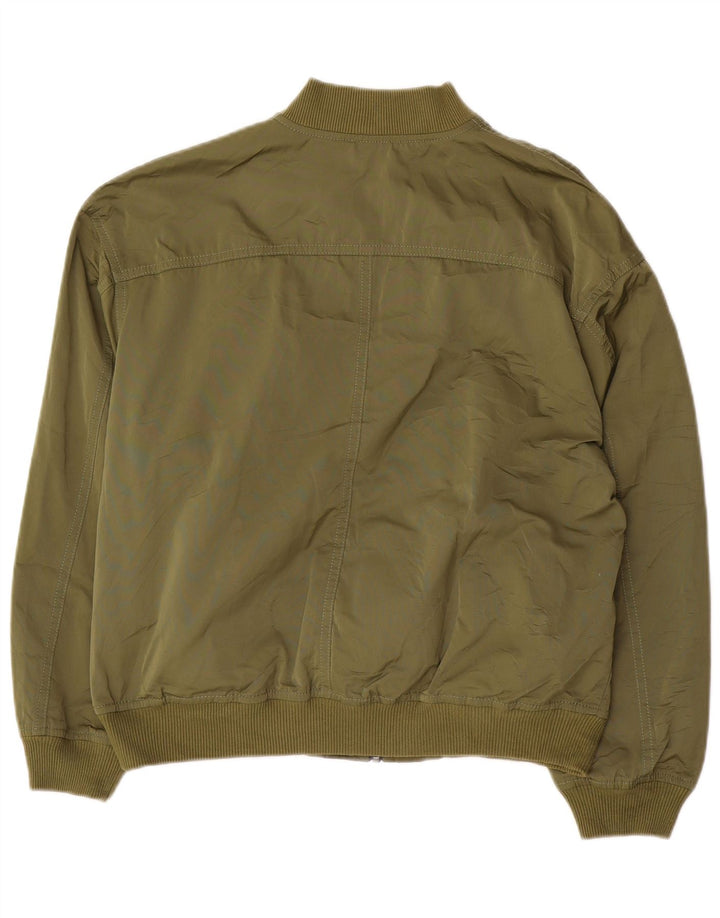 BENETTON Jachetă Bomber pentru băieți 13-14 ani XL Poliester verde