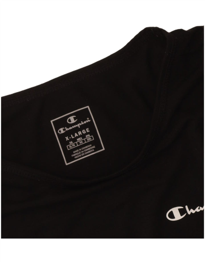 CHAMPION Womens Top Long Sleeve UK 18 XL Black