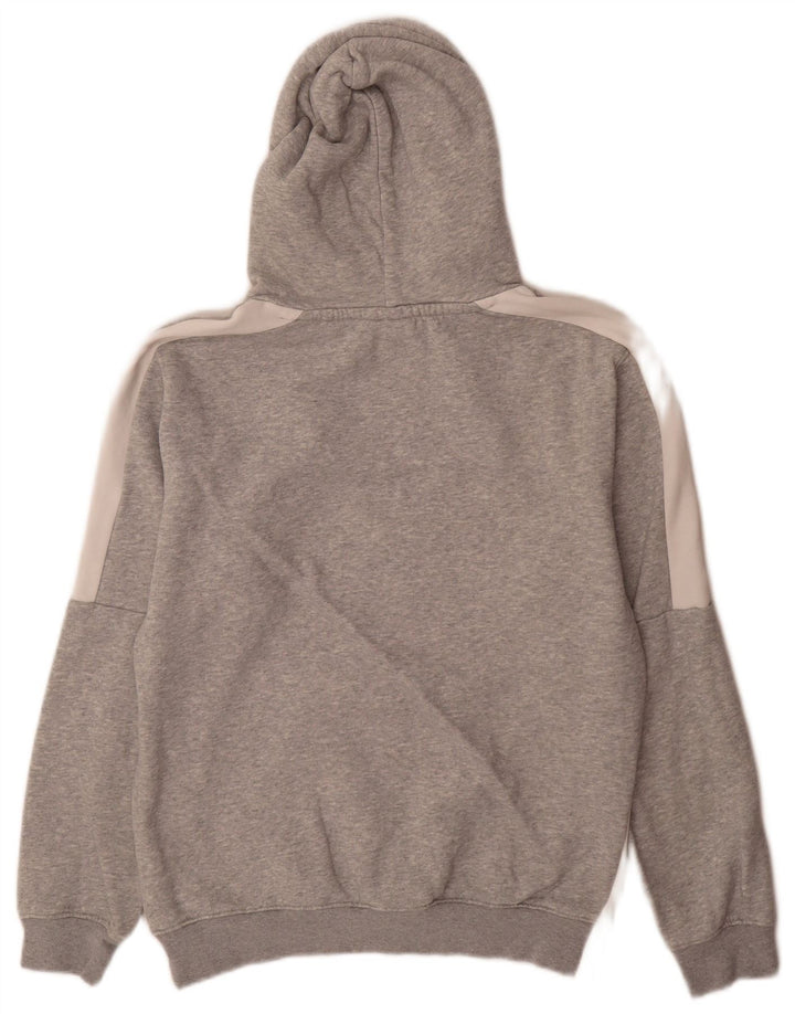 Champion Mens Hoodie Jumper Small Grey Colourblock