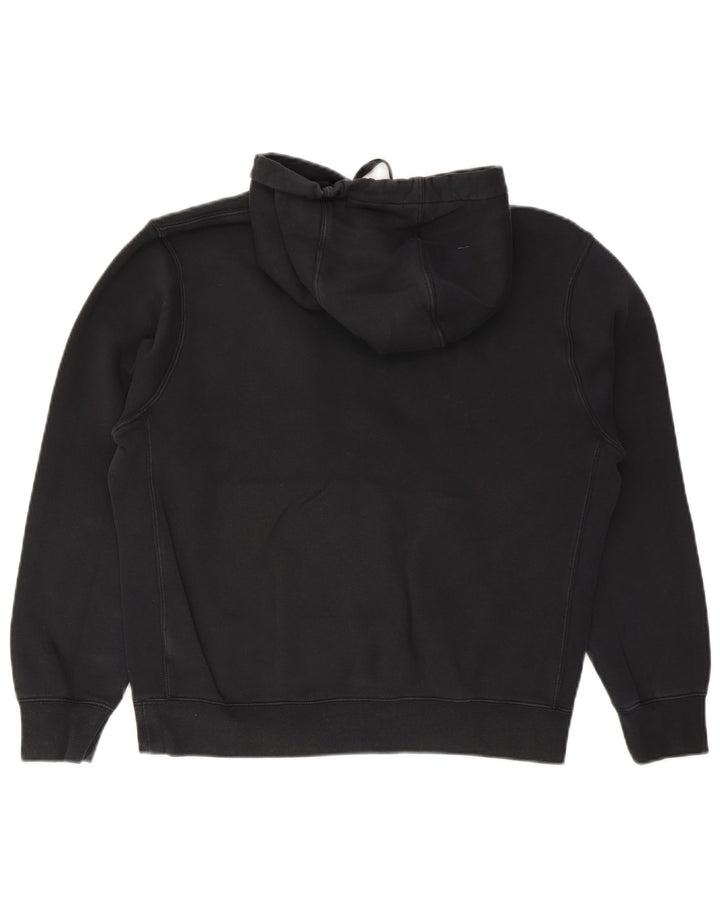 Nike Mens Hoodie Jumper Medium Black Cotton