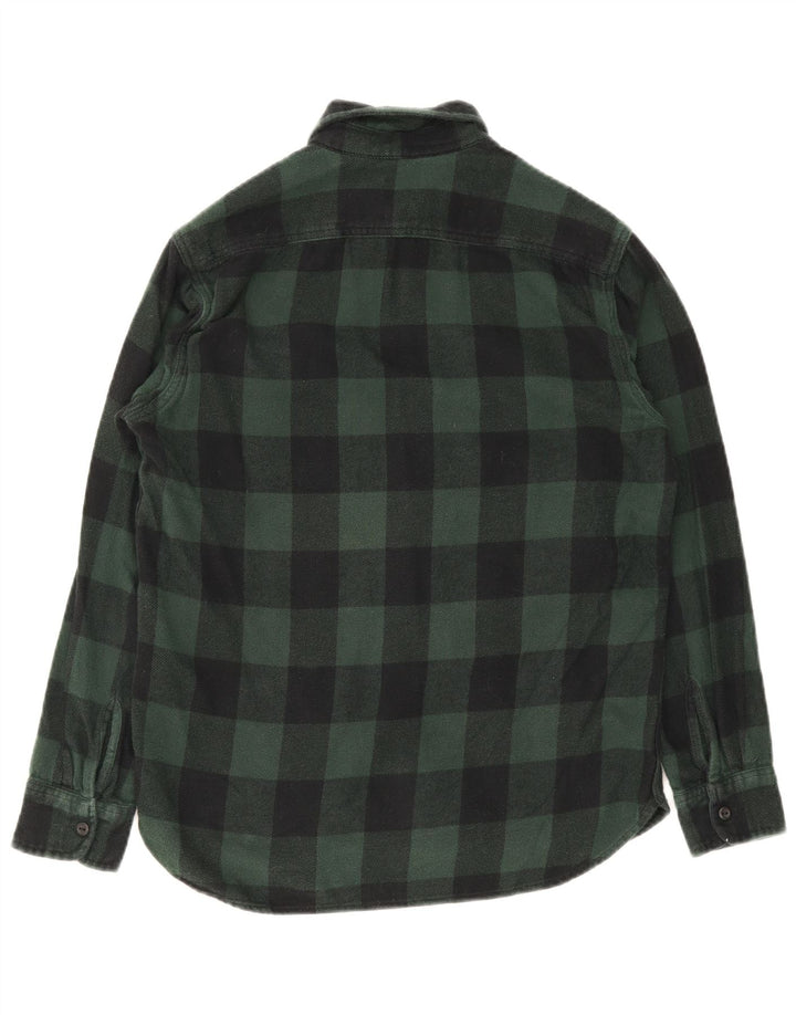 Camicia Levi's da uomo in flanella di cotone a quadretti verde piccolo