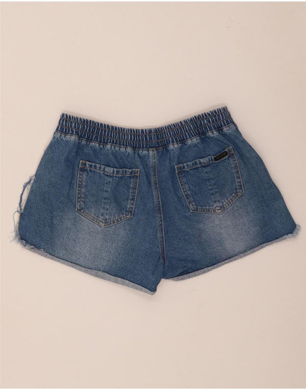 Pantaloncini di jeans da donna Rip Curl medi W30 cotone blu