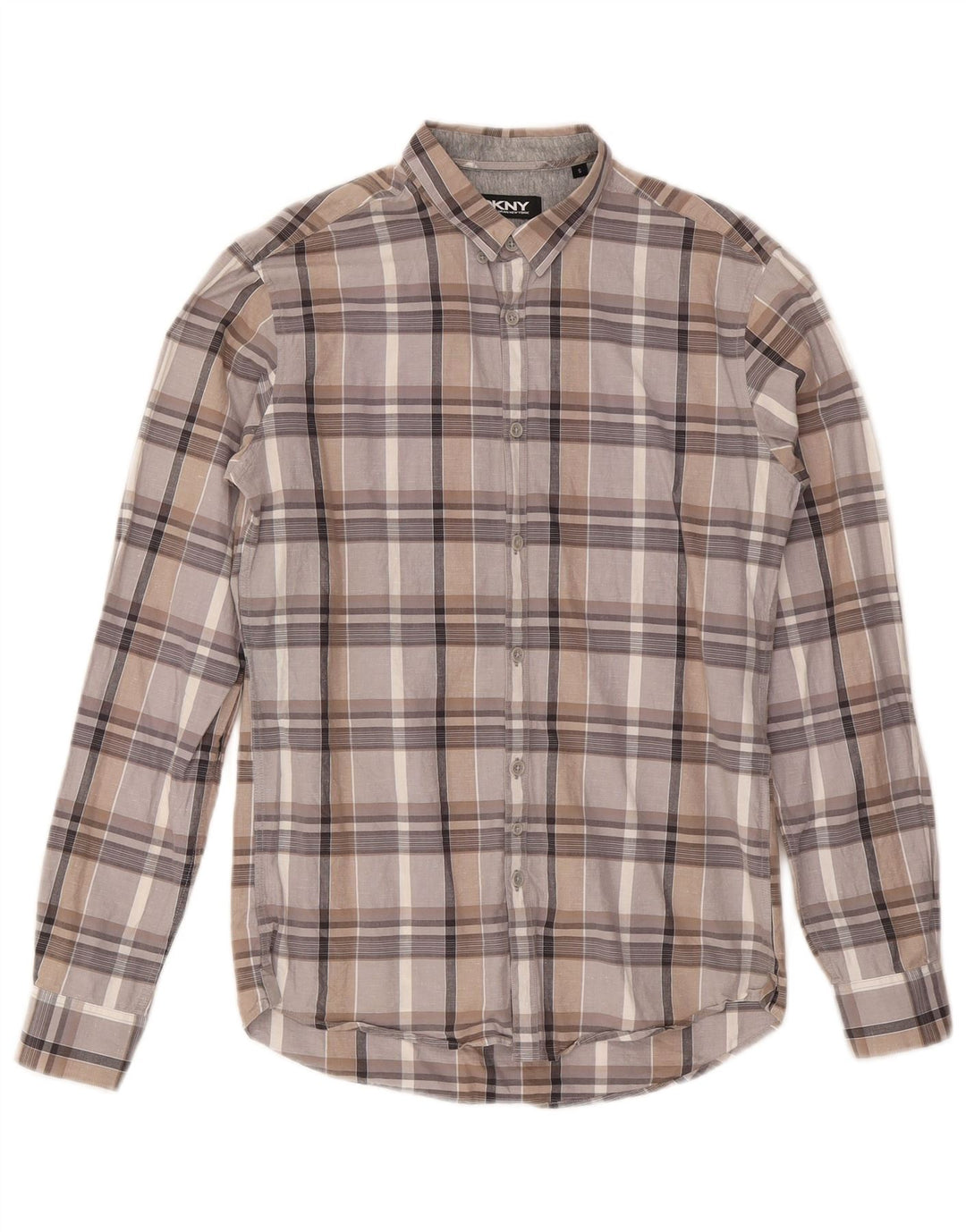 Ανδρικό πουκάμισο Dkny Small Grey Check Cotton