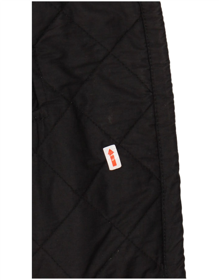 FAT FACE Mens Quilted Jacket UK 40 Large Black