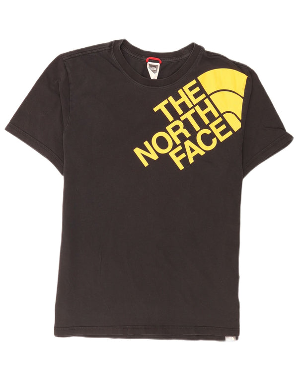 Męski T-shirt z grafiką The North Face, duży, czarny, bawełniany