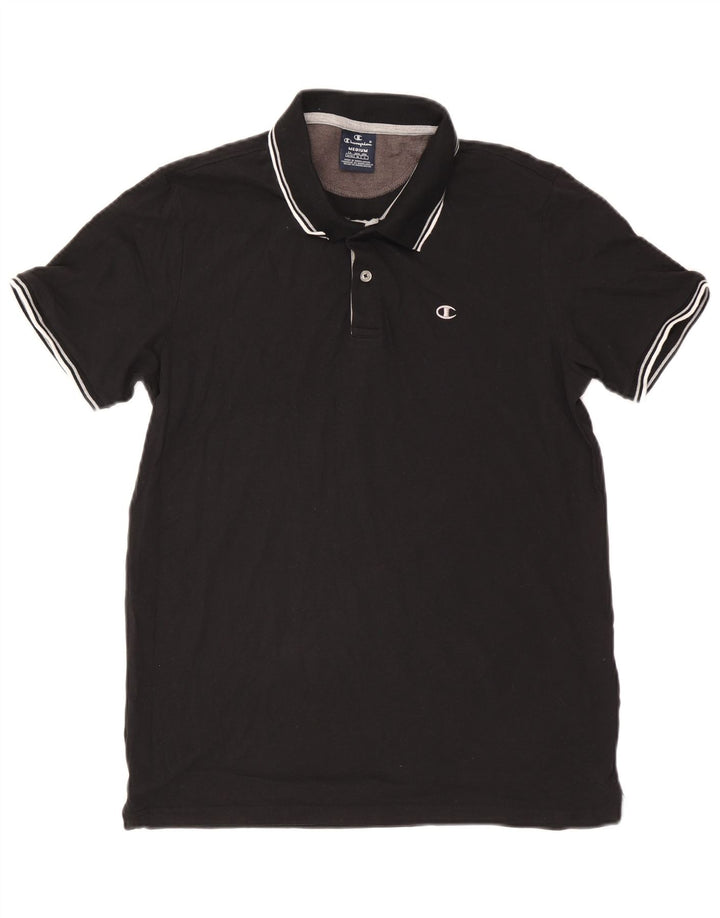 Champion Polo Homme Coton Noir Moyen