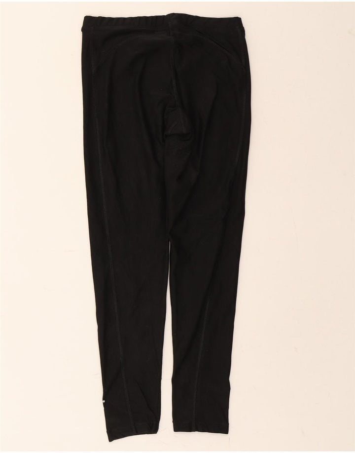 L.L.BEAN Womens Leggings UK 14 Large  Black Polyester Vintage L.L.Bean and Second-Hand L.L.Bean from Messina Hembry 