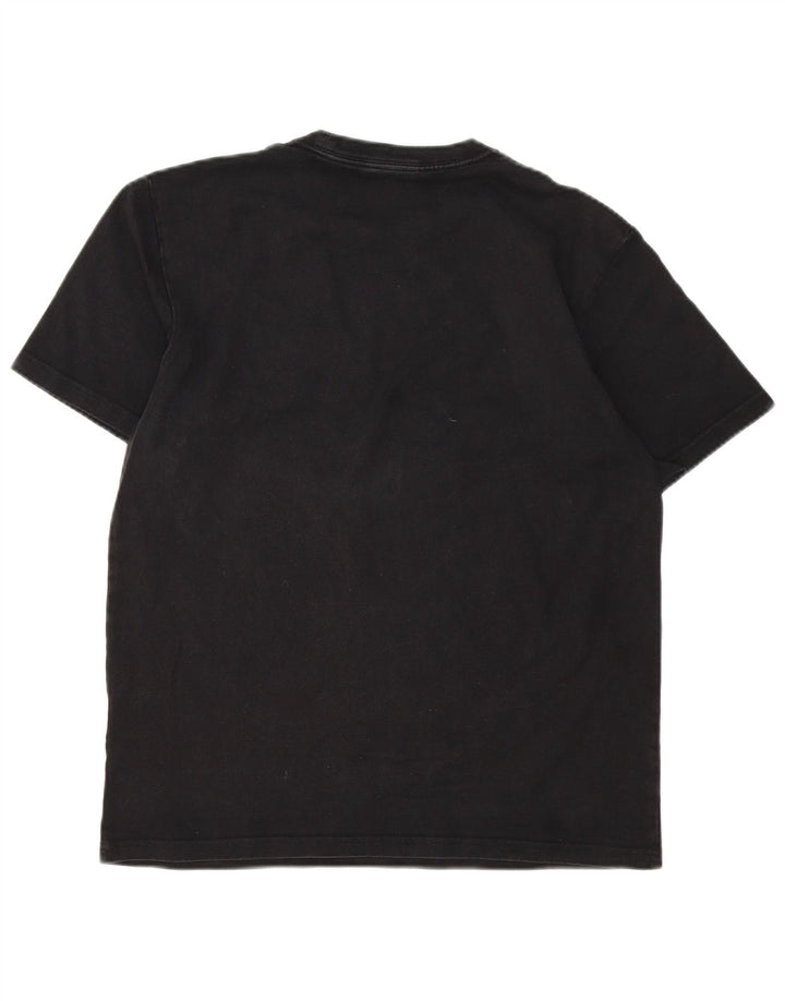 Carhartt Mens Graphic T-Shirt Top Medium Black Cotton