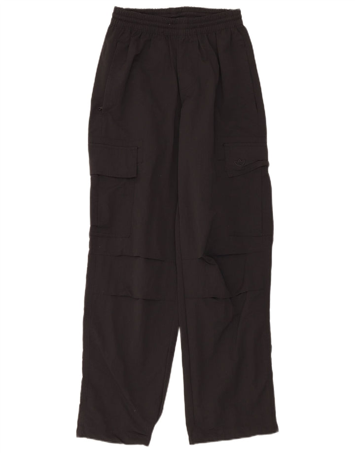 Adidas Mens Cargo Tracksuit Trousers XS Black Polyamide