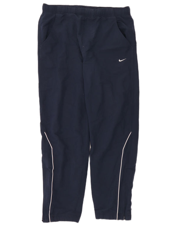 Nike Mens Tracksuit Trousers Joggers Medium  Navy Blue Polyester