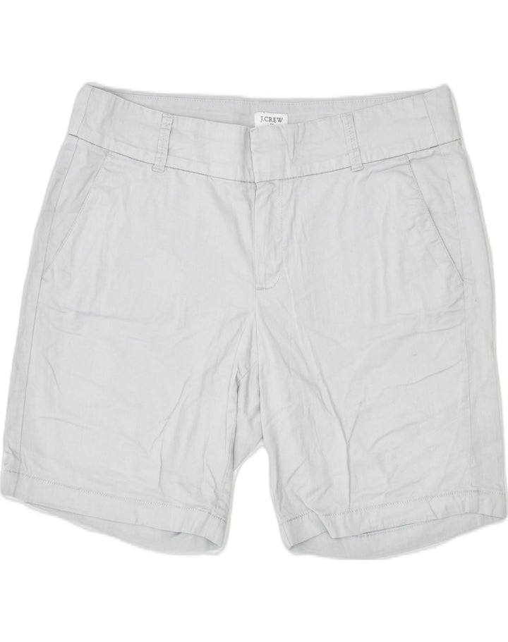J. CREW Womens Chino Shorts US 8 Medium W31 Grey Cotton | Vintage | Thrift | Second-Hand | Used Clothing | Messina Hembry 