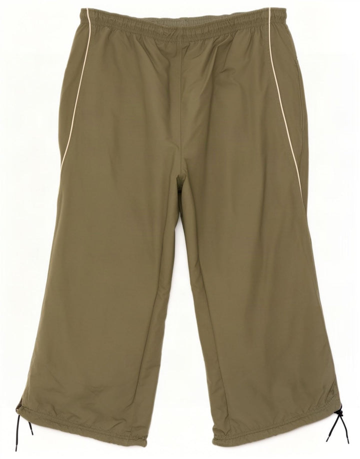 Nike Pantalon de survêtement Capri pour homme XL Vert Polyester