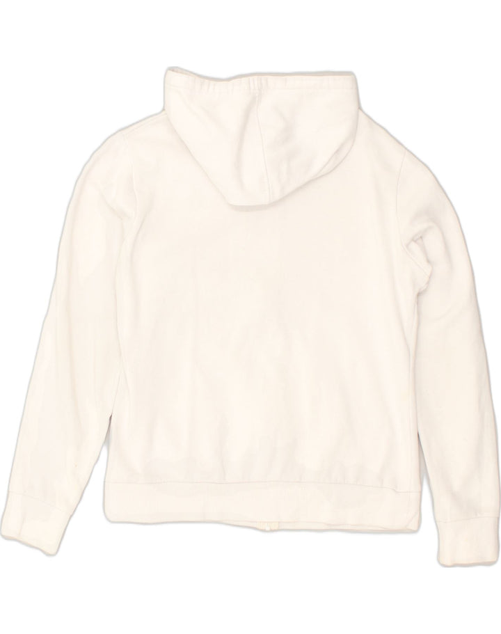 FILA Womens Zip Hoodie Sweater UK 18 XL  White Cotton | Vintage Fila | Thrift | Second-Hand Fila | Used Clothing | Messina Hembry 