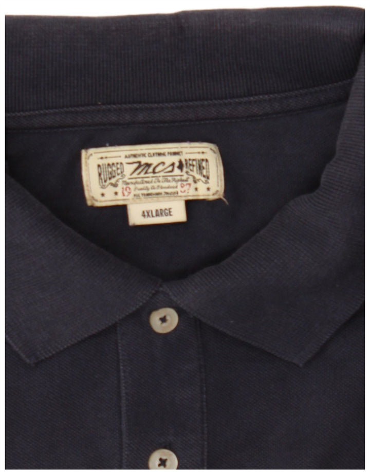 Marlboro Classics Mens Polo Shirt 4XL Navy Blue