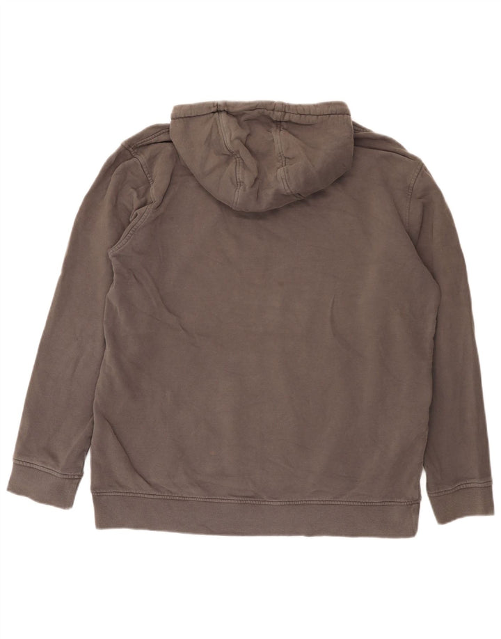 Mountain Warehouse Mens Hoodie Jumper Large Grey Cotton
