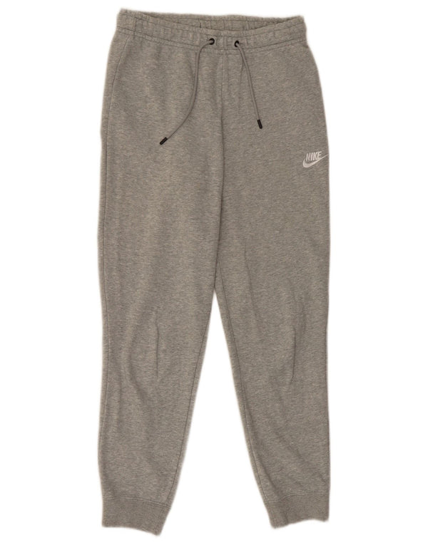 Nike Pantalon de survêtement pour femme Joggers UK 10 Small Gris Coton