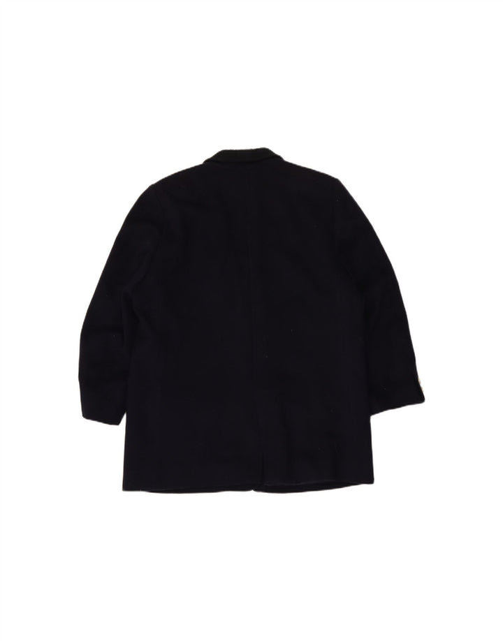 LUISA SPAGNOLI Womens 2 Button Blazer Jacket UK 16 Large Navy Blue Wool Vintage Luisa Spagnoli and Second-Hand Luisa Spagnoli from Messina Hembry 